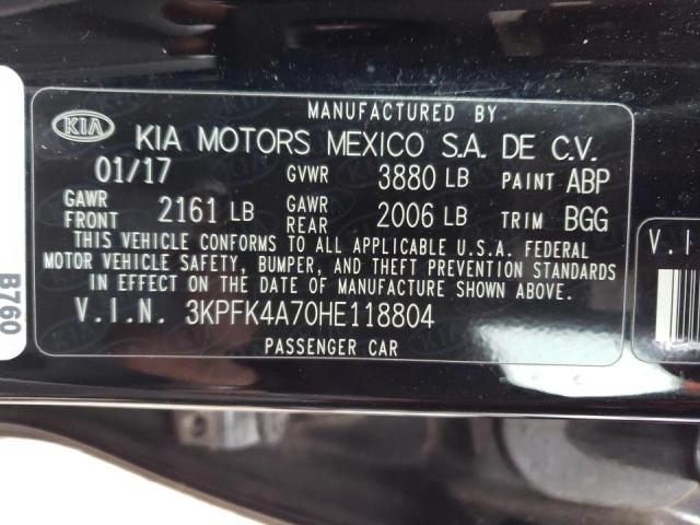 Photo 11 VIN: 3KPFK4A70HE118804 - KIA FORTE LX 