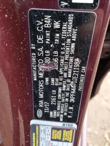 Photo 11 VIN: 3KPFK4A70JE211988 - KIA FORTE 