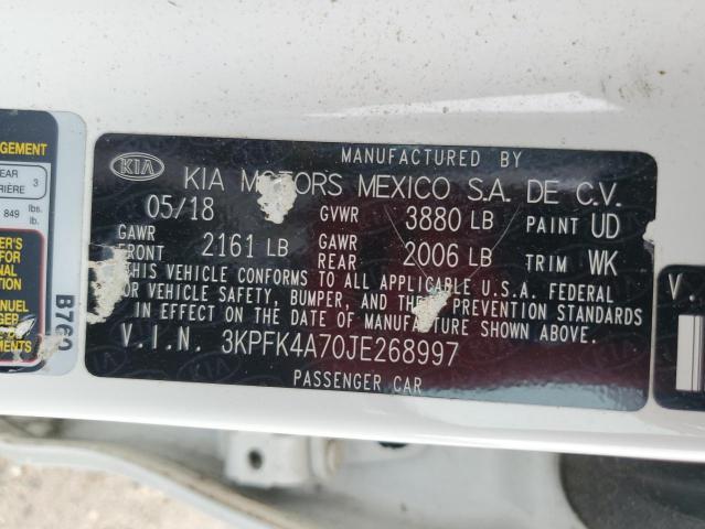 Photo 11 VIN: 3KPFK4A70JE268997 - KIA FORTE LX 