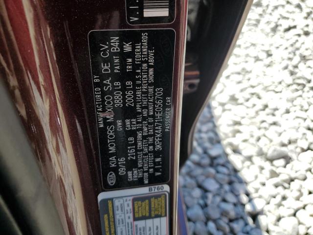 Photo 11 VIN: 3KPFK4A71HE056703 - KIA FORTE LX 