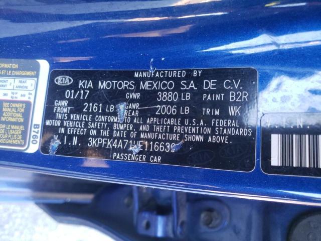 Photo 9 VIN: 3KPFK4A71HE116639 - KIA FORTE LX 