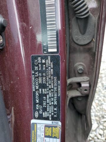 Photo 12 VIN: 3KPFK4A71HE160348 - KIA FORTE 