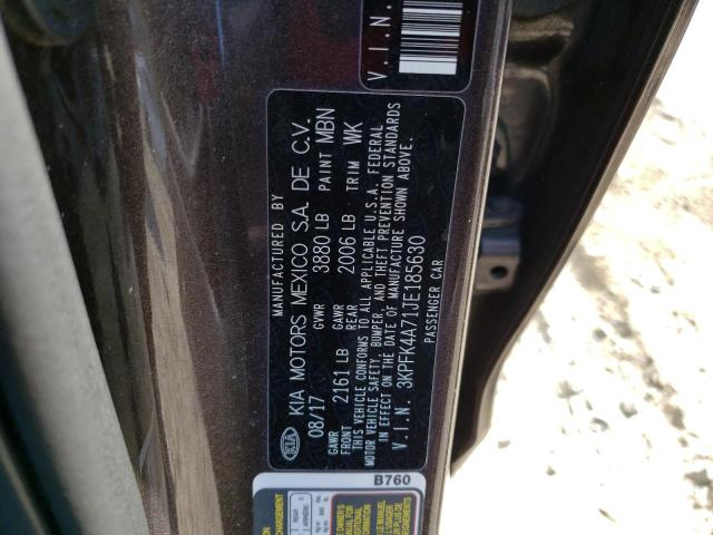 Photo 11 VIN: 3KPFK4A71JE185630 - KIA FORTE LX 