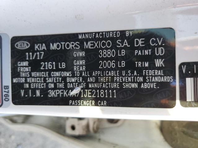 Photo 11 VIN: 3KPFK4A71JE218111 - KIA FORTE 