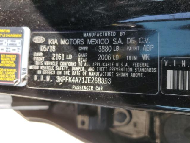 Photo 11 VIN: 3KPFK4A71JE268393 - KIA FORTE LX 