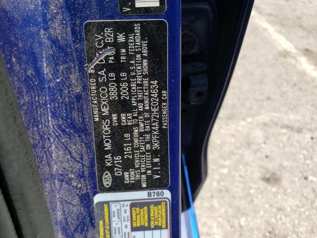 Photo 12 VIN: 3KPFK4A72HE024634 - KIA FORTE 