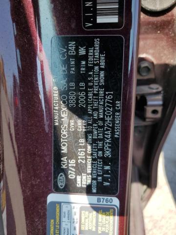 Photo 11 VIN: 3KPFK4A72HE027761 - KIA FORTE 