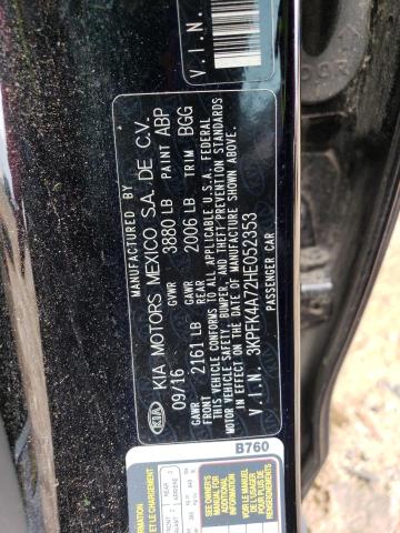 Photo 11 VIN: 3KPFK4A72HE052353 - KIA FORTE LX 