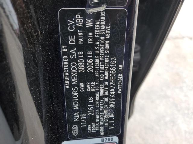 Photo 12 VIN: 3KPFK4A72HE086163 - KIA FORTE LX 