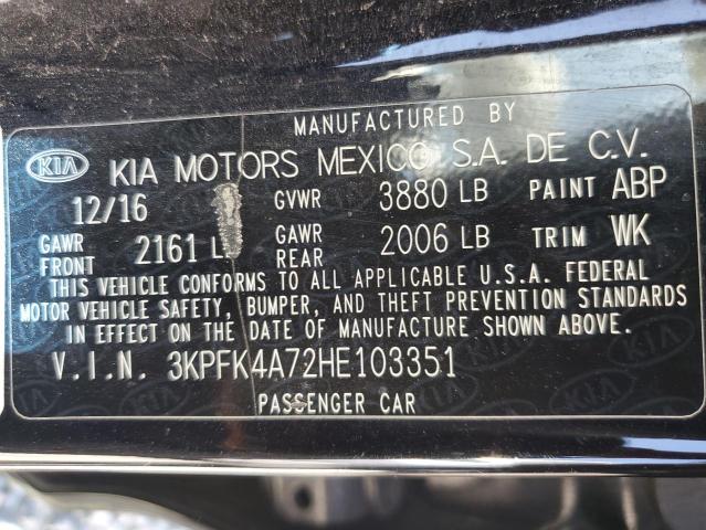 Photo 11 VIN: 3KPFK4A72HE103351 - KIA FORTE LX 