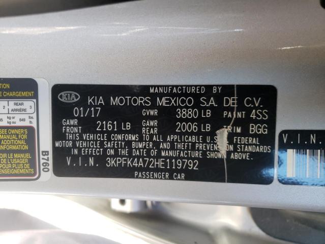 Photo 9 VIN: 3KPFK4A72HE119792 - KIA FORTE LX 