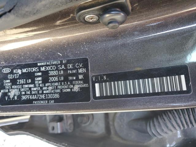 Photo 12 VIN: 3KPFK4A72HE130386 - KIA FORTE 