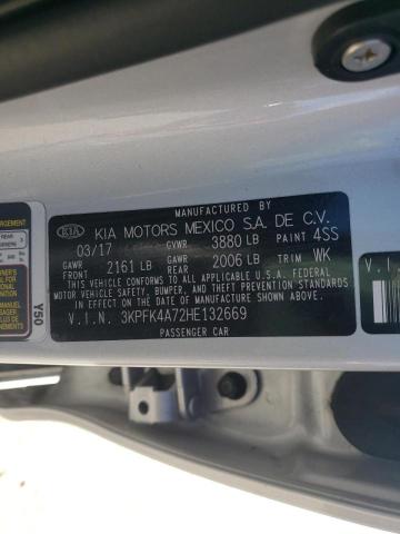 Photo 9 VIN: 3KPFK4A72HE132669 - KIA FORTE LX 