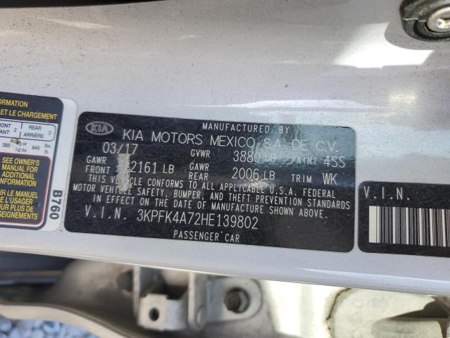 Photo 11 VIN: 3KPFK4A72HE139802 - KIA FORTE 