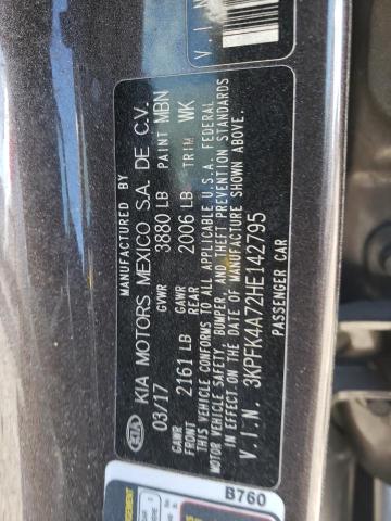 Photo 12 VIN: 3KPFK4A72HE142795 - KIA FORTE LX 