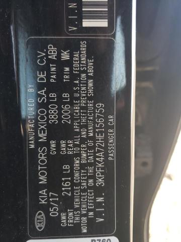 Photo 11 VIN: 3KPFK4A72HE156759 - KIA FORTE LX 