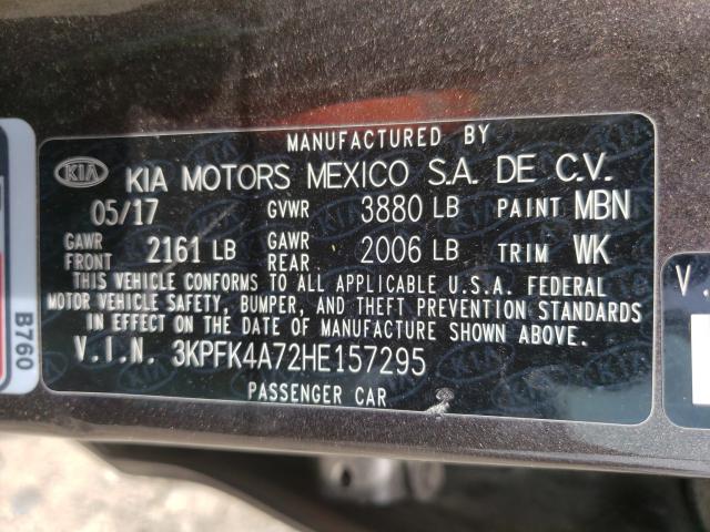 Photo 9 VIN: 3KPFK4A72HE157295 - KIA FORTE LX 