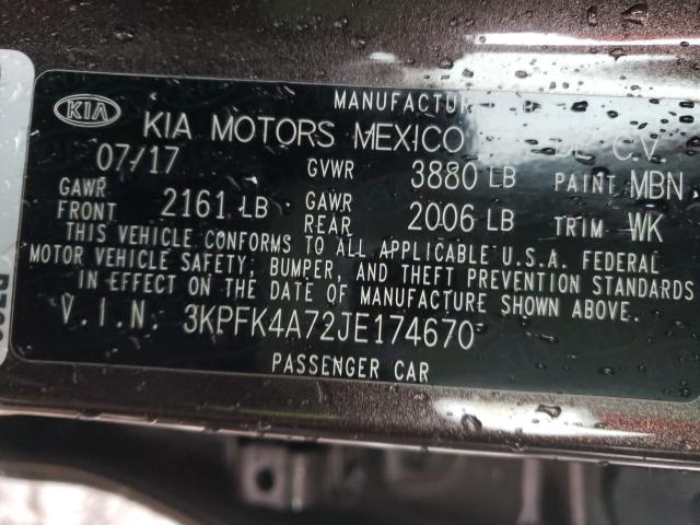 Photo 9 VIN: 3KPFK4A72JE174670 - KIA FORTE LX 