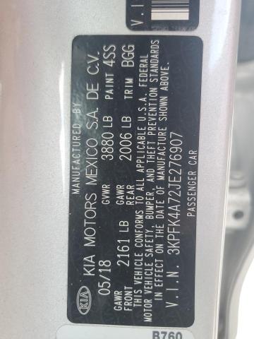 Photo 11 VIN: 3KPFK4A72JE276907 - KIA FORTE LX 