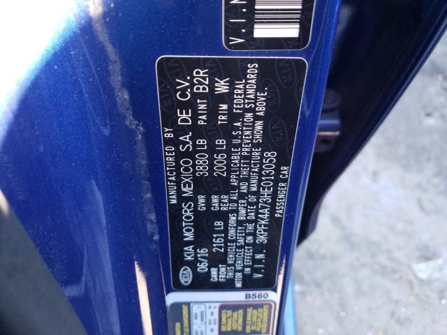 Photo 9 VIN: 3KPFK4A73HE013058 - KIA FORTE LX 