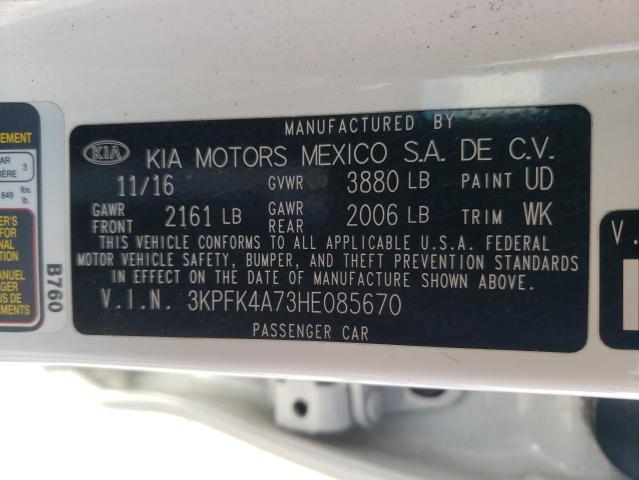 Photo 11 VIN: 3KPFK4A73HE085670 - KIA FORTE LX 