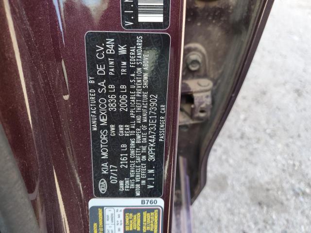 Photo 11 VIN: 3KPFK4A73JE173902 - KIA FORTE 