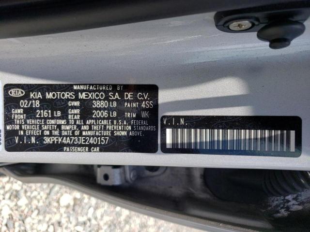 Photo 12 VIN: 3KPFK4A73JE240157 - KIA FORTE 