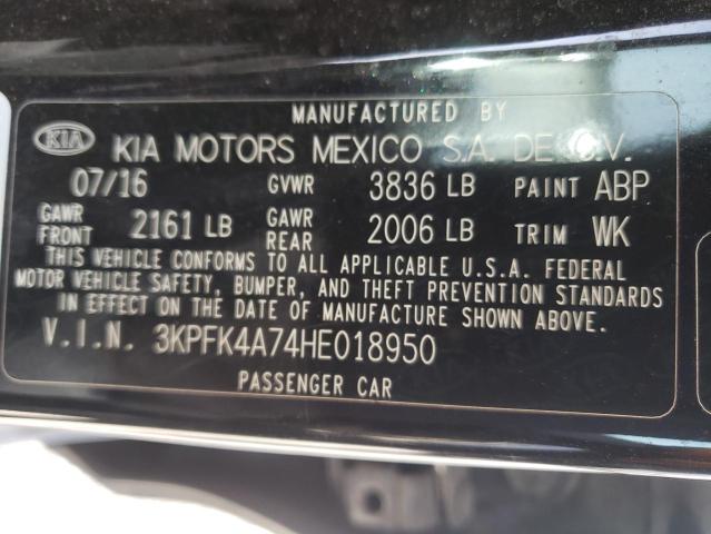 Photo 12 VIN: 3KPFK4A74HE018950 - KIA FORTE LX 