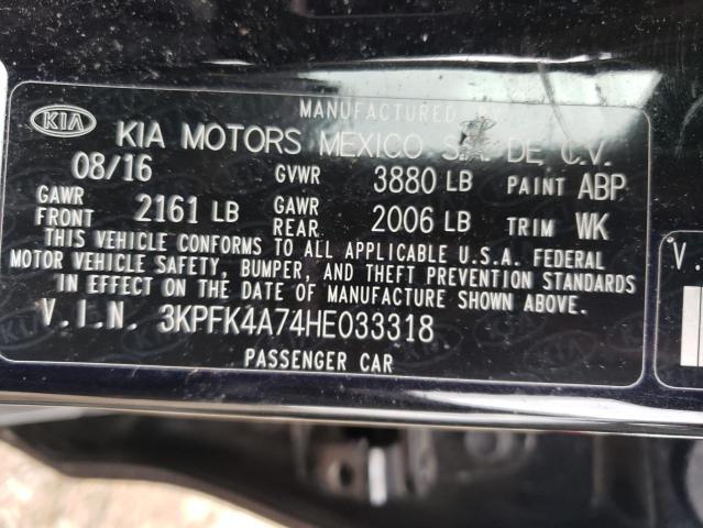 Photo 11 VIN: 3KPFK4A74HE033318 - KIA FORTE 