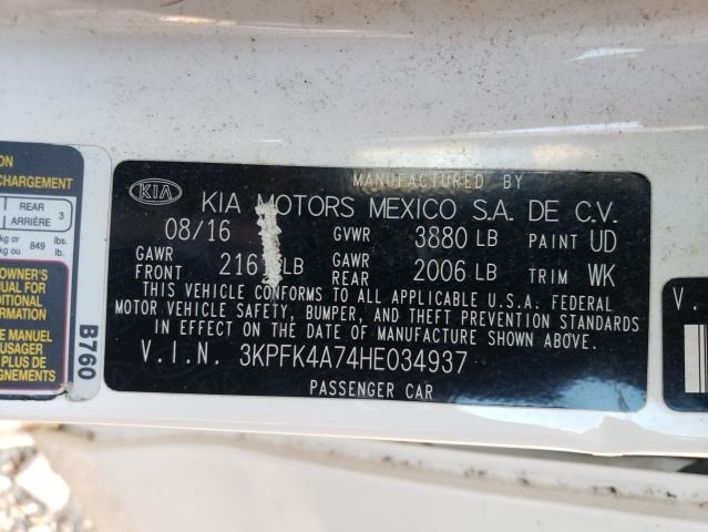 Photo 11 VIN: 3KPFK4A74HE034937 - KIA FORTE 