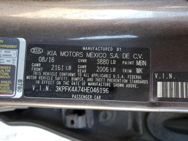 Photo 11 VIN: 3KPFK4A74HE046196 - KIA FORTE 