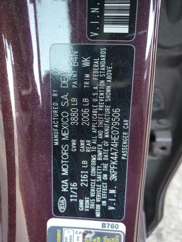 Photo 11 VIN: 3KPFK4A74HE079506 - KIA FORTE LX 