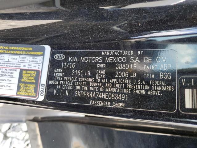 Photo 11 VIN: 3KPFK4A74HE083491 - KIA FORTE LX 