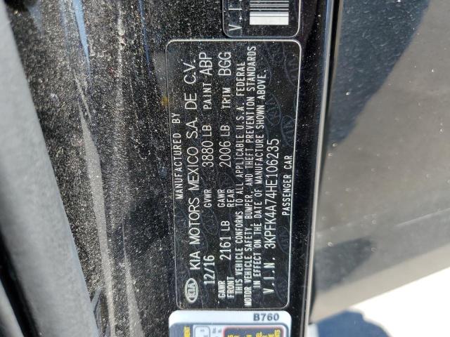 Photo 9 VIN: 3KPFK4A74HE106235 - KIA FORTE LX 