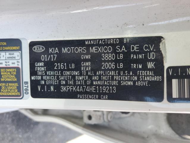 Photo 11 VIN: 3KPFK4A74HE119213 - KIA FORTE LX 