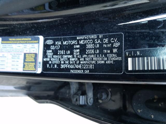 Photo 9 VIN: 3KPFK4A74HE123181 - KIA FORTE LX 