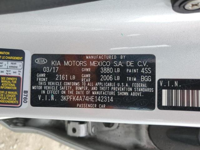 Photo 9 VIN: 3KPFK4A74HE142314 - KIA FORTE LX 