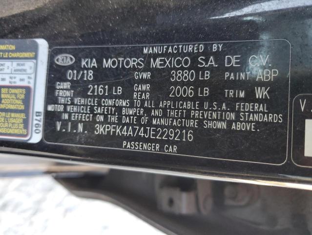 Photo 11 VIN: 3KPFK4A74JE229216 - KIA FORTE LX 