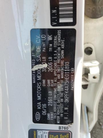 Photo 11 VIN: 3KPFK4A75HE011893 - KIA FORTE LX 