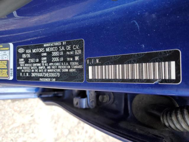 Photo 11 VIN: 3KPFK4A75HE036079 - KIA FORTE 