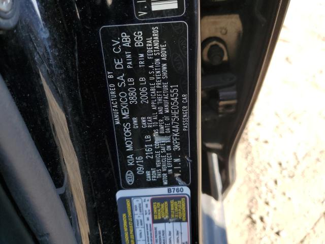 Photo 12 VIN: 3KPFK4A75HE054551 - KIA FORTE LX 