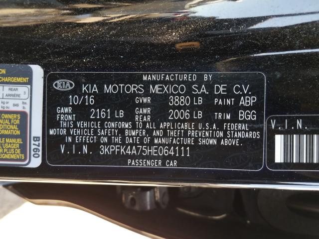 Photo 9 VIN: 3KPFK4A75HE064111 - KIA FORTE LX 