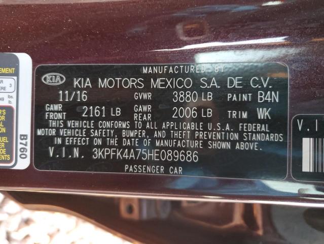 Photo 11 VIN: 3KPFK4A75HE089686 - KIA FORTE LX 