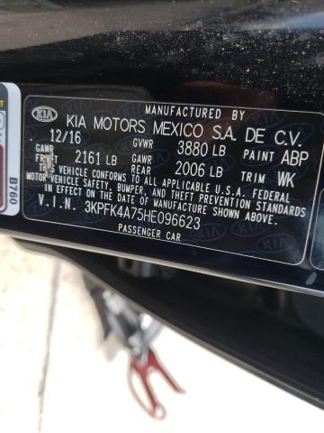 Photo 9 VIN: 3KPFK4A75HE096623 - KIA FORTE LX 