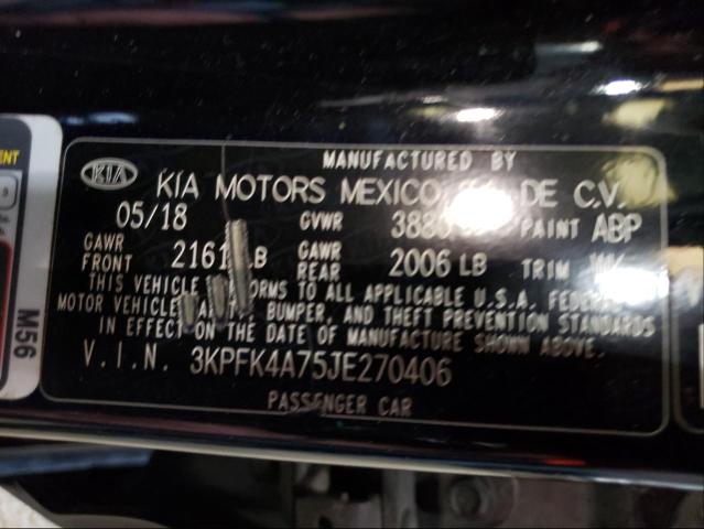 Photo 9 VIN: 3KPFK4A75JE270406 - KIA FORTE 