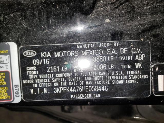 Photo 12 VIN: 3KPFK4A76HE058446 - KIA FORTE LX 