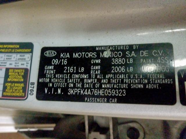 Photo 9 VIN: 3KPFK4A76HE059323 - KIA FORTE 