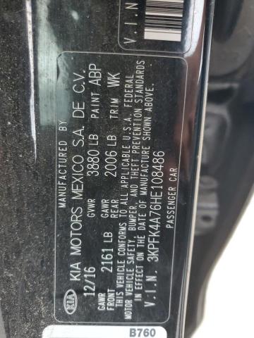 Photo 12 VIN: 3KPFK4A76HE108486 - KIA FORTE LX 