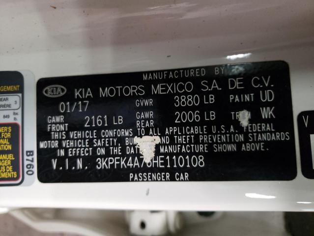 Photo 11 VIN: 3KPFK4A76HE110108 - KIA FORTE LX 