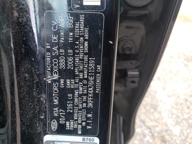 Photo 9 VIN: 3KPFK4A76HE115891 - KIA FORTE LX 